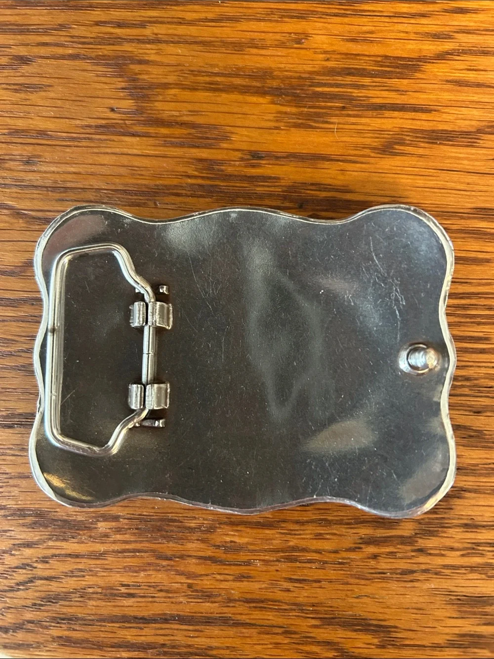 Ariat Silver Western Floral Belt Buckle